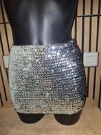 Nieuw zilveren glitter rokje maat 36 t/m 40, Overige kleuren, Nieuw, Ophalen of Verzenden, Maat 36 (S)