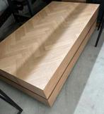 Richmond blank bone visgraat salontafel blok 150 cm, Ophalen, Nieuw, Luxestijl, hotel chique, 25 tot 50 cm
