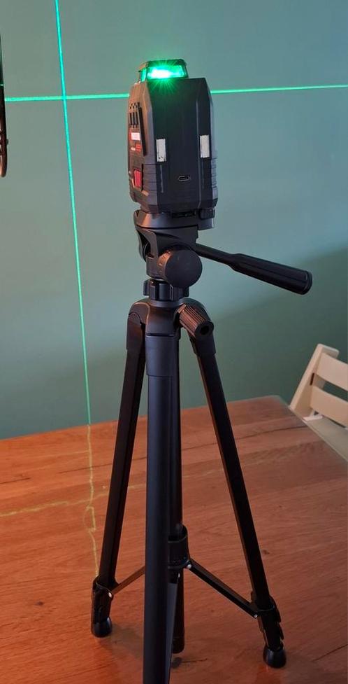 Parkside performance PKLLP 360 B2 laser incl statief, Doe-het-zelf en Verbouw, Meetapparatuur, Zo goed als nieuw, Ophalen of Verzenden