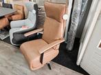 Relax Fauteuil ( Accu Pakket) Leder cognac NIEUW, Huis en Inrichting, Fauteuils, Ophalen, Nieuw, Leer