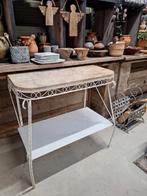 Brocante sidetable/wandtafel, Antiek en Kunst, Ophalen