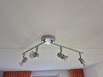 Lamp met 4 spots, Ophalen of Verzenden, Gebruikt, Metaal of Aluminium