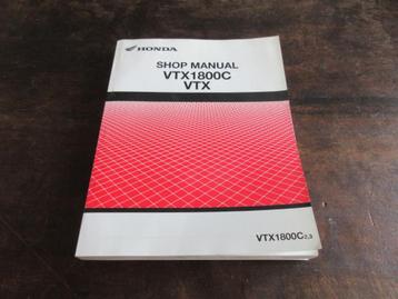 Honda VTX VTX1800C 2002 2003 werkplaatshandboek shop manual beschikbaar voor biedingen