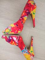 Gekleurde open pumps Tiptoe schoenen 38, Ophalen of Verzenden, Zo goed als nieuw, Wetsuit