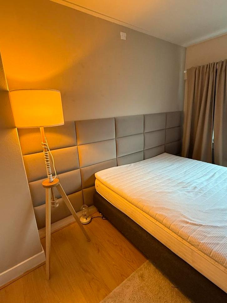 Wandpanelen / Wandkussens Velvet Beige 20 stuks, Huis en Inrichting, Slaapkamer | Bedden, Zo goed als nieuw, Tweepersoons, Overige maten