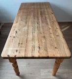 Massief houten tafel 200x90x78cm, Huis en Inrichting, Tafels | Eettafels, Ophalen, Gebruikt, 50 tot 100 cm, Vijf personen of meer