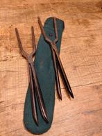 Antieke krultangen met etui, Antiek en Kunst, Ophalen of Verzenden