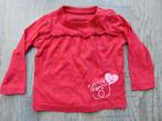 Blue Seven longsleeve rood maat 68 T-shirt, Kinderen en Baby's, Babykleding | Maat 68, Blue seven, Meisje, Ophalen of Verzenden