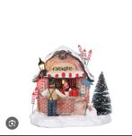 Kersthuisje - Vuurwerk kraam gezocht!, Tuin en Terras, Tuinbeelden, Ophalen of Verzenden, Gebruikt, Kunststof, Overige typen