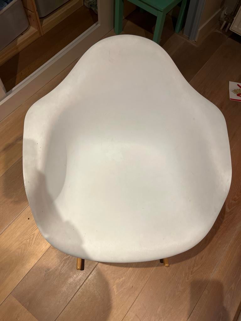 Eames Stijl Schommelstoel, Ophalen, Gebruikt, Wit, Eén