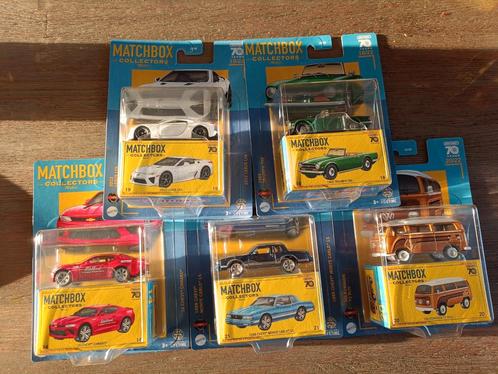 1:64 Matchbox in doosje 70 jaar collectors, Hobby en Vrije tijd, Modelauto's | Overige schalen, Nieuw, Auto, Ophalen of Verzenden