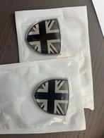 Mini cooper ‘Yours’ Union Jack night badges, Ophalen of Verzenden