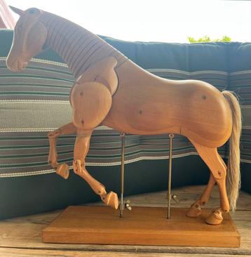 Groot Houten LEDENPAARD anatomisch correct paard Verstelbaar beschikbaar voor biedingen