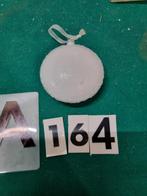 kerstbal met hert 3d, van glas, Diversen, Kerst, Ophalen of Verzenden, 'T Olde Gre-j, Info@toldegrej.nl, Endepoelstraat 20f Didam