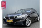 BMW 5 Serie Touring BWJ 2016 520d 191 PK High Executive X-DR, Auto's, 12 maanden, Zwart, Leder, Diesel
