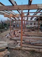 26 balken vuren hout 6stx3.8meter lang,10stx4mt lang en 10st, Ophalen, Balk, Vuren, 50 mm of meer