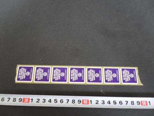 sticker VW Volkswagen AUDI NSU Een heel jaar garantie, Verzamelen, Stickers, Zo goed als nieuw, Bedrijf of Vereniging, Ophalen