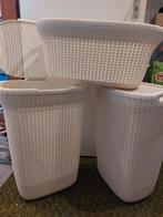 2 Curver Knit wasmand 57 liter en 1 heup wasmand 40 liter, Huis en Inrichting, Ophalen, Zo goed als nieuw, Wit, Overige typen