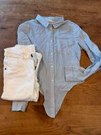 Leuke broek en blouse, Kinderen en Baby's, Kinderkleding | Maat 146, Ophalen of Verzenden, Zo goed als nieuw, Meisje, Overhemd of Blouse