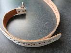 Witte riem van 95 cm. lang., Kleding | Dames, Riemen en Ceinturen, Ophalen, 90 tot 100 cm, Tailleriem, Zo goed als nieuw