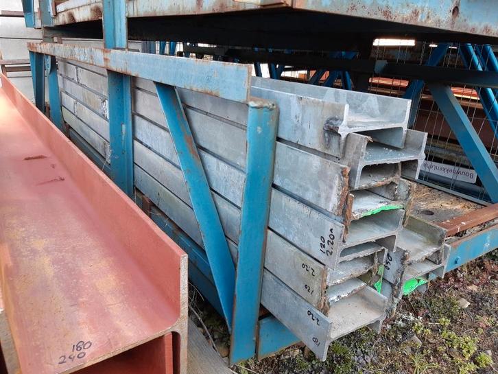 STALEN IJZEREN H BALK: IPE 120 verzinkt, Tuin en Terras, Palen, Balken en Planken, Gebruikt, Palen, 180 tot 250 cm, Ophalen