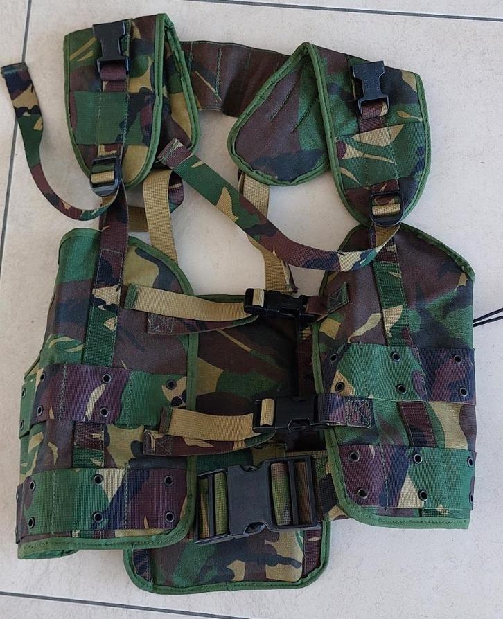 ZGAN – OPS VEST (“bokkentuig”) Woodland, mt L, Verzamelen, Militaria | Algemeen, Landmacht, Kleding of Schoenen, Nederland, Ophalen of Verzenden