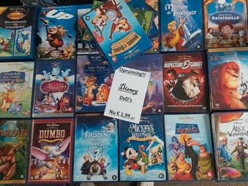 Disney DVD's - Opruiming! €1,99 per stuk beschikbaar voor biedingen