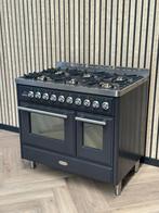 Luxe Boretti Majestic Antraciet 100cm Gas Dubbele Oven, 60 cm of meer, Ophalen of Verzenden, Gas, Vrijstaand
