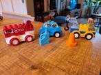 Duplo Voertuigen Set - Brandweer, Auto, Takelwagen, Ophalen, Gebruikt, Complete set, Duplo