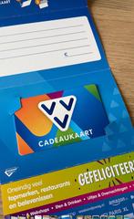 VVV-Cadeaukaart ter waarde van €80, Tickets en Kaartjes, Overige Tickets en Kaartjes, Eén persoon