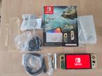 Nintendo Switch OLED Zelda Editie, Ophalen of Verzenden, Nieuw, Met 1 controller, Switch OLED