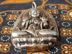 Mooie oude Oosterse hanger van zilverbrons met Boeddha., Ophalen of Verzenden