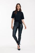 Studio Anneloes Margot Trousers leather donkerblauw XS, Kleding | Dames, Broeken en Pantalons, Studio Anneloes, Blauw, Ophalen of Verzenden