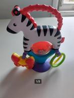 Fisher Price Activity Zebra Baby Speeltje met Zuignap Rolbal, Kinderen en Baby's, Speelgoed | Babyspeelgoed, Overige typen, Met geluid
