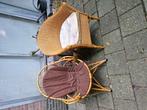 2 nog gave rieten stoelen, Tuin en Terras, Tuinwanddecoratie, Ophalen, Zo goed als nieuw