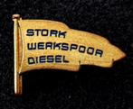 Stork Werkspoor Diesel vlag speld, Verzenden, Nieuw, Merk, Speldje of Pin