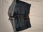 Korte broek/short, jeans, merk Hollister, maat 28, Blauw, W28 - W29 (confectie 36), Hollister, Ophalen of Verzenden