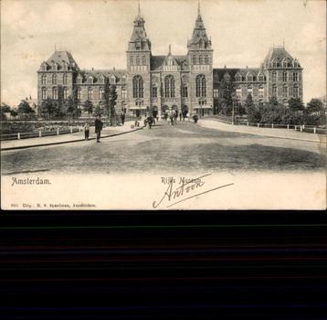 Amsterdam Rijks Museum Uitg. H. S. Speelman 1902 TOPKAART beschikbaar voor biedingen