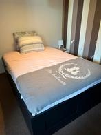 Brimnes comfortable double bed for sale!!!! Super DEAL!, Ophalen, Gebruikt, Zwart, Tweepersoons