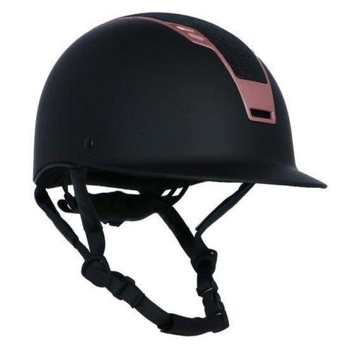 Horka Veiligheidshelm/paardrijcap Sparrow Black rose m/l, Dieren en Toebehoren, Paardrijkleding, Nieuw, Dames, Cap, Overige soorten