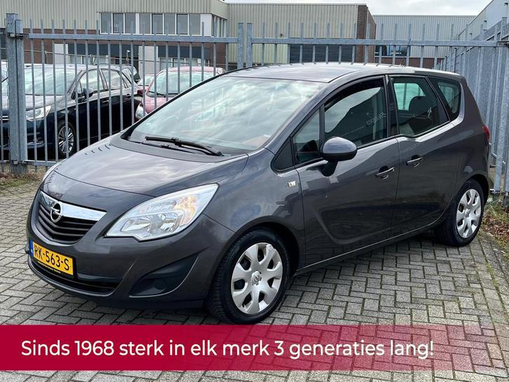 Opel Meriva 1.4 Turbo Edition HOGE INSTAP 120PK! Cruise l Ai, Auto's, Opel, Bedrijf, Te koop, Meriva, ABS, Airbags, Airconditioning