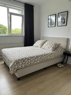 Boxspring 140x200, Huis en Inrichting, Slaapkamer | Boxsprings, Ophalen, Gebruikt, Beige, Tweepersoons