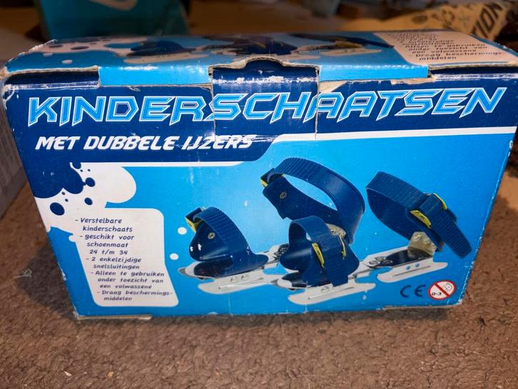 Kinderschaatsen verstelbaar maat 24-34, Sport en Fitness, Schaatsen, Gebruikt, Overige typen, Overige merken, Ophalen