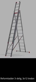 Altrex Reformladder 3x12 treden 2x gebruikt!, Doe-het-zelf en Verbouw, Ladders en Trappen, Ophalen, Gebruikt, Ladder, Opvouwbaar of Inschuifbaar