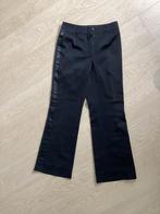 Zwarte Pantalon met Satijnen Bies - Maat S, Zwart, Ophalen of Verzenden, Zo goed als nieuw, Maat 36 (S)