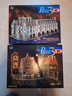 2x 3D puzzel van MB Rothenburg en Chateau de Chenonceau, Ophalen of Verzenden, 500 t/m 1500 stukjes, Zo goed als nieuw, Rubik's of 3D-puzzel