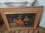 Grote vintage lijst van hout en fluweel Spaanse danseres, Huis en Inrichting, Woonaccessoires | Lijsten, Heikant 21 Kaatsheuvel