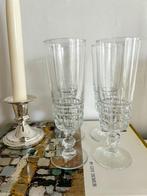 4x vintage champagneglazen arc france, Ophalen of Verzenden, Zo goed als nieuw, Overige typen