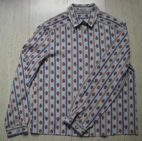 Vintage Zilvergrijs Blauw Paisley Blouse  Eastex  mt.M, Kleding | Dames, Blouses en Tunieken, Zo goed als nieuw, Maat 38/40 (M)
