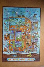 Oude Heye puzzel Mordillo '' EASY RIDER '' + Poster 1500 st., Hobby en Vrije tijd, Denksport en Puzzels, Ophalen of Verzenden
